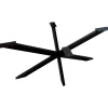 Pied de table central Mikado en acier noir mat - hauteur 720 mm DEVISMES