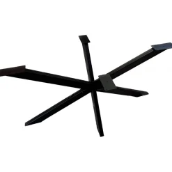 Pied de table central Mikado en acier noir mat - hauteur 720 mm DEVISMES