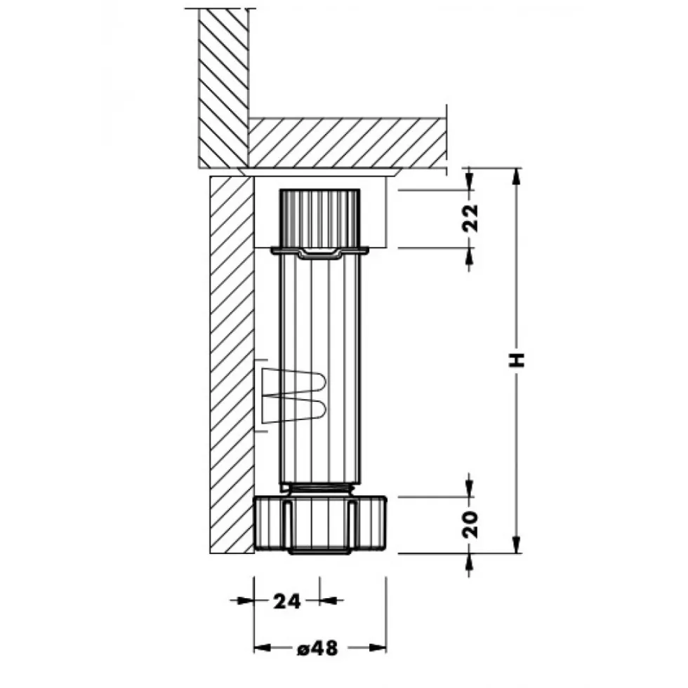 Pieds de meuble 415 CAMAR