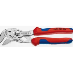 Pince-clé à mâchoires striées - Capacité 27 mm - Gainage bi-matière KNIPEX