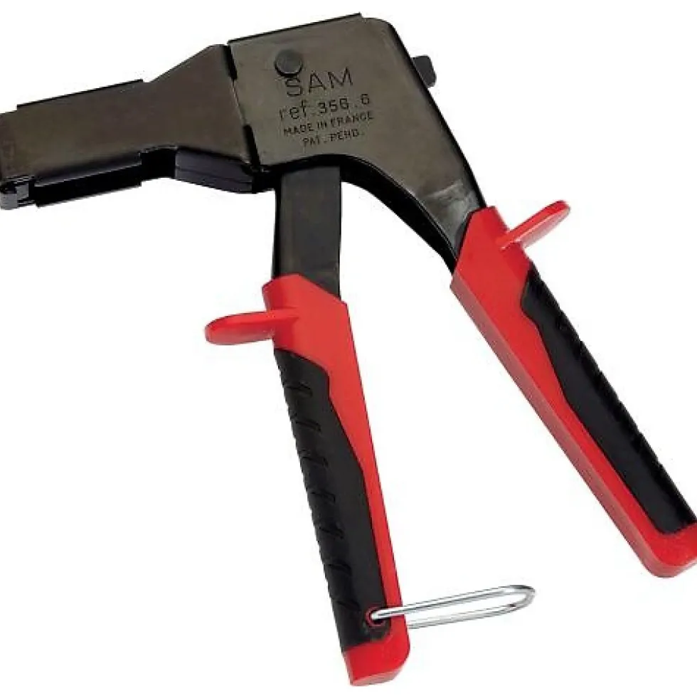 Pince à crémaillère pour chevilles métalliques de parois creuses SAM OUTILLAGE