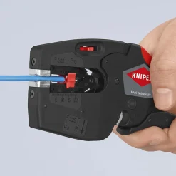 Pince à dénuder automatique et à sertir les embouts KNIPEX