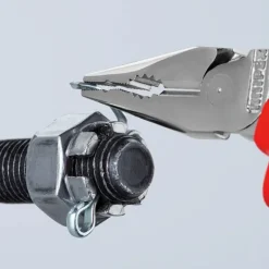 Pince universelle à becs demi-ronds isolée 1000 V KNIPEX