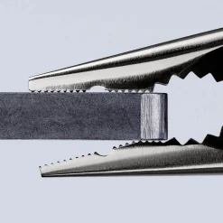 Pince universelle - tête arrondie - gainée bi-matière - chromée KNIPEX
