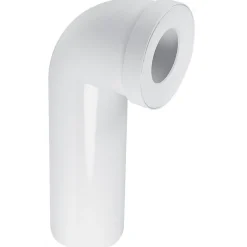 Pipe WC longue 350 mm - joint élastomère Ø65/95 mm - sortie Ø100 NICOLL