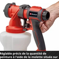 Pistolet à peinture sans fil 18V - TE-SY 18/90 Li-Solo - Power X-Change EINHELL