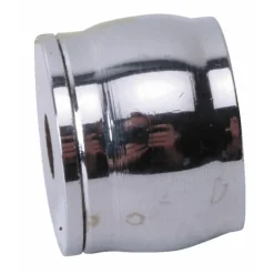 Piton d'embrasure pour tube de penderie rond-laiton chromé MOD