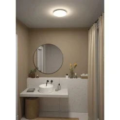 Plafonnier LED à double détection 16,5W CCT IP44 gradable - Leonis II PAULMANN