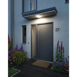 Plafonnier LED à double détection 16,5W CCT IP44 gradable - Leonis II PAULMANN