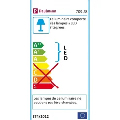 Plafonnier LED - gradable - rond - Atria PAULMANN