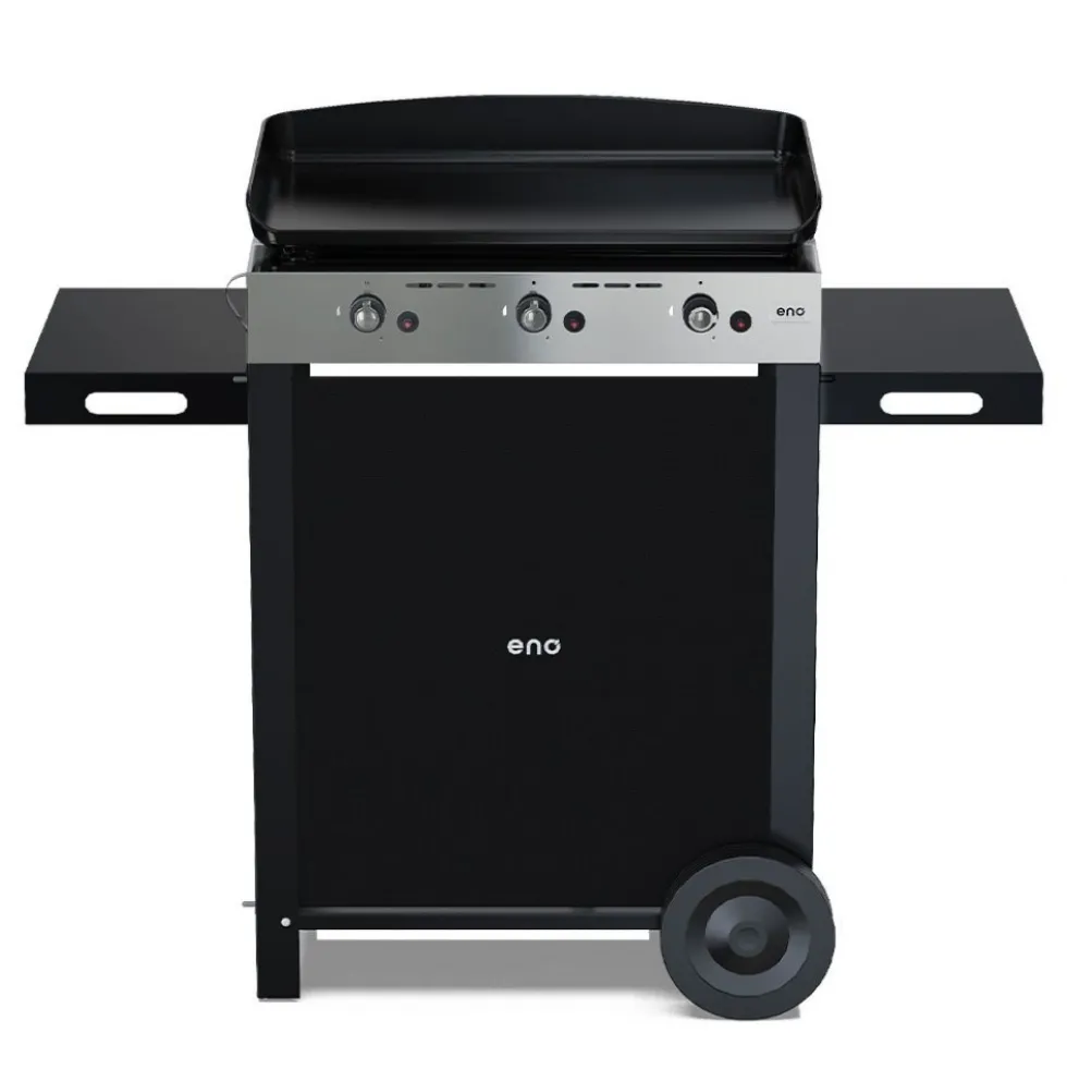 Plancha gaz 65cm inox sur chariot - Combo Initial 65 ENO