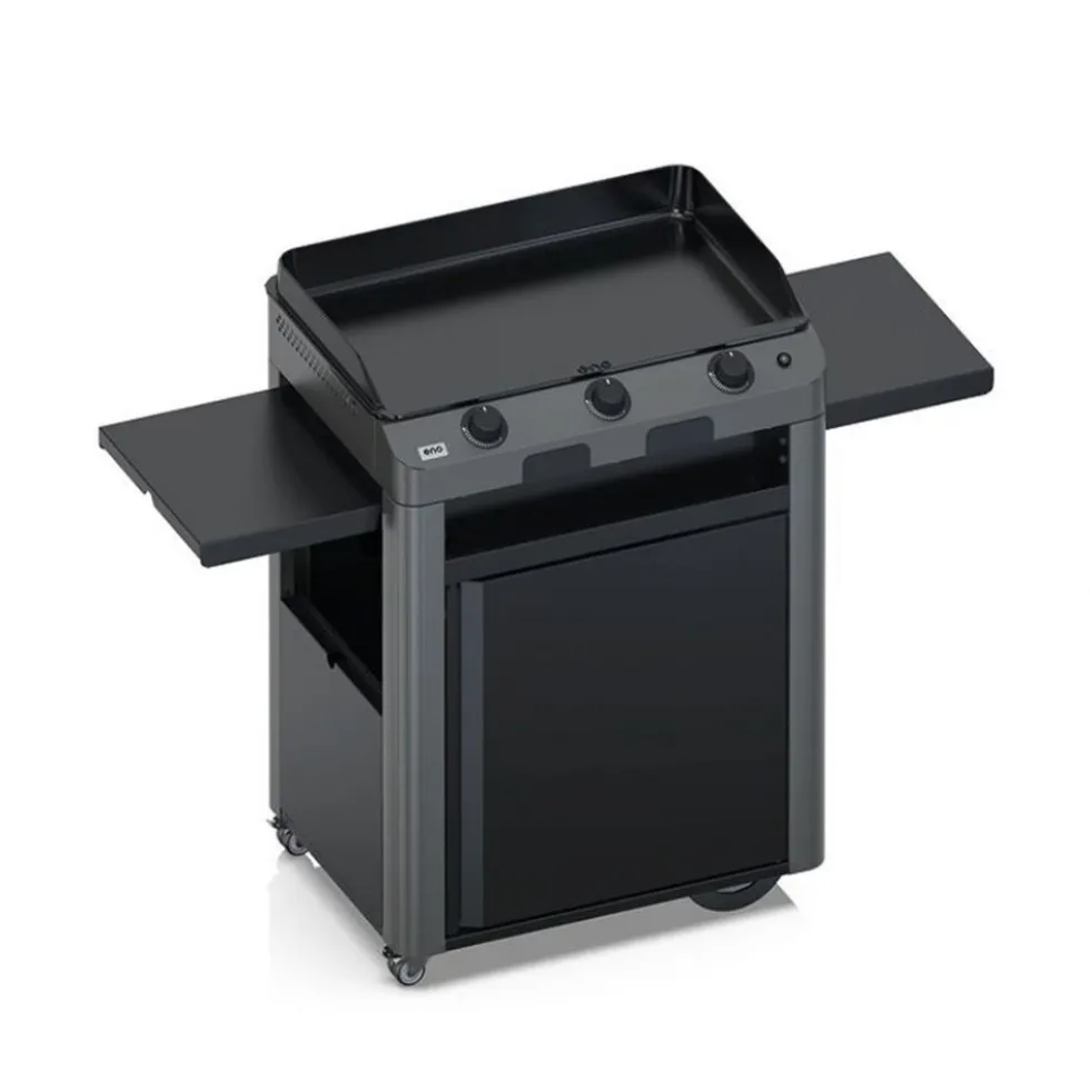 Plancha gaz 75 cm sur chariot - Combo Fusion 75 ENO