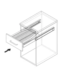 Planche à repasser pliable extractible Iron EMUCA