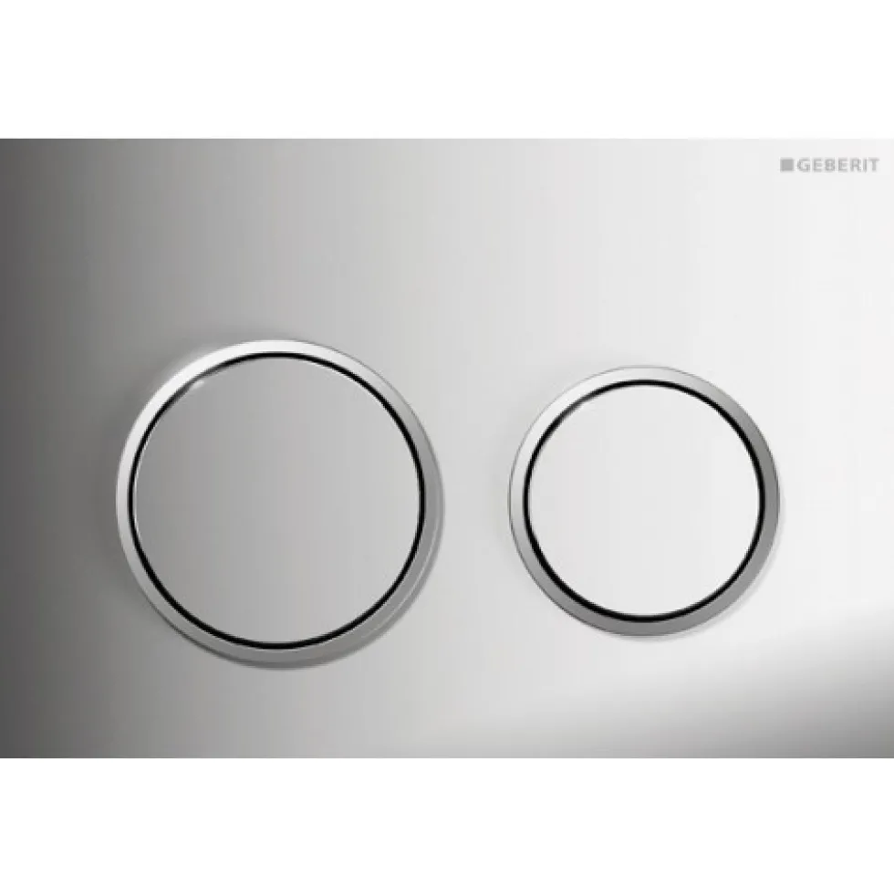 Plaque de commande double touche Omega 20 GEBERIT