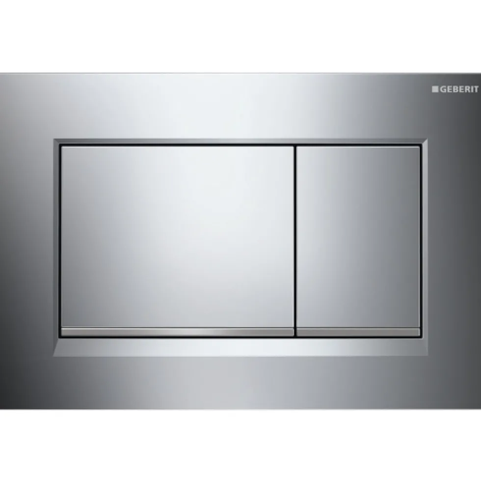 Plaque de commande - double touche - Sigma 30 - différents coloris GEBERIT
