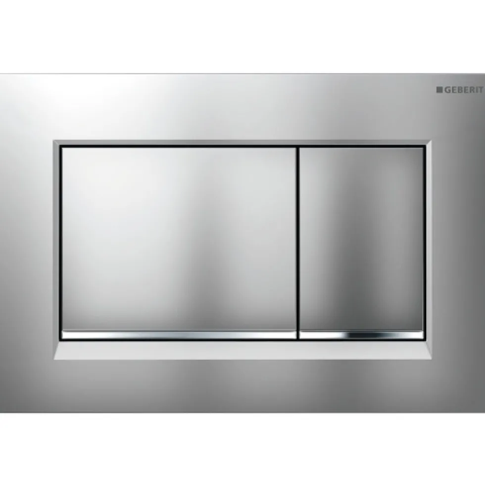 Plaque de commande - double touche - Sigma 30 - différents coloris GEBERIT