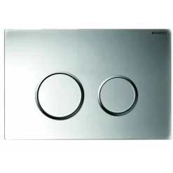 Plaque de commande double touche - Sigma 20 - chromé brillant GEBERIT