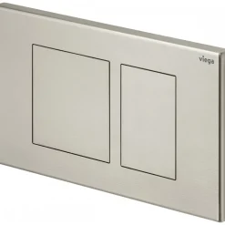 Plaque de commande WC double volume en inox Visign for Public 10 VIEGA