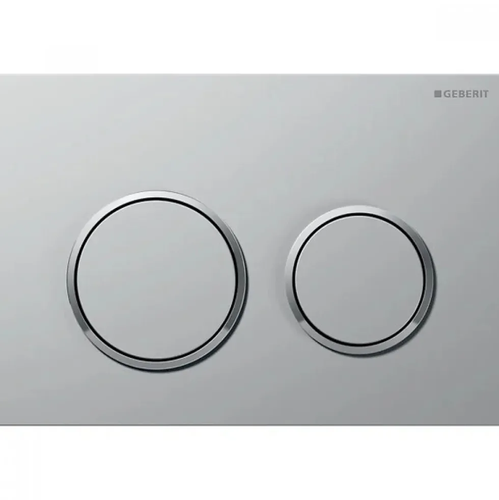 Plaque de commande WC double volume - boutons ovales - Omega20 GEBERIT