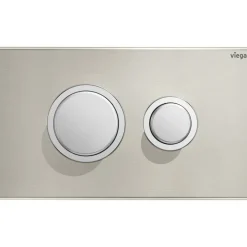 Plaque de commande WC double volume en inox Visign for Public 11 VIEGA