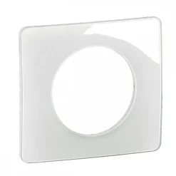 Plaque de finition laquée pour prise Céliane - Blanc émaillé LEGRAND
