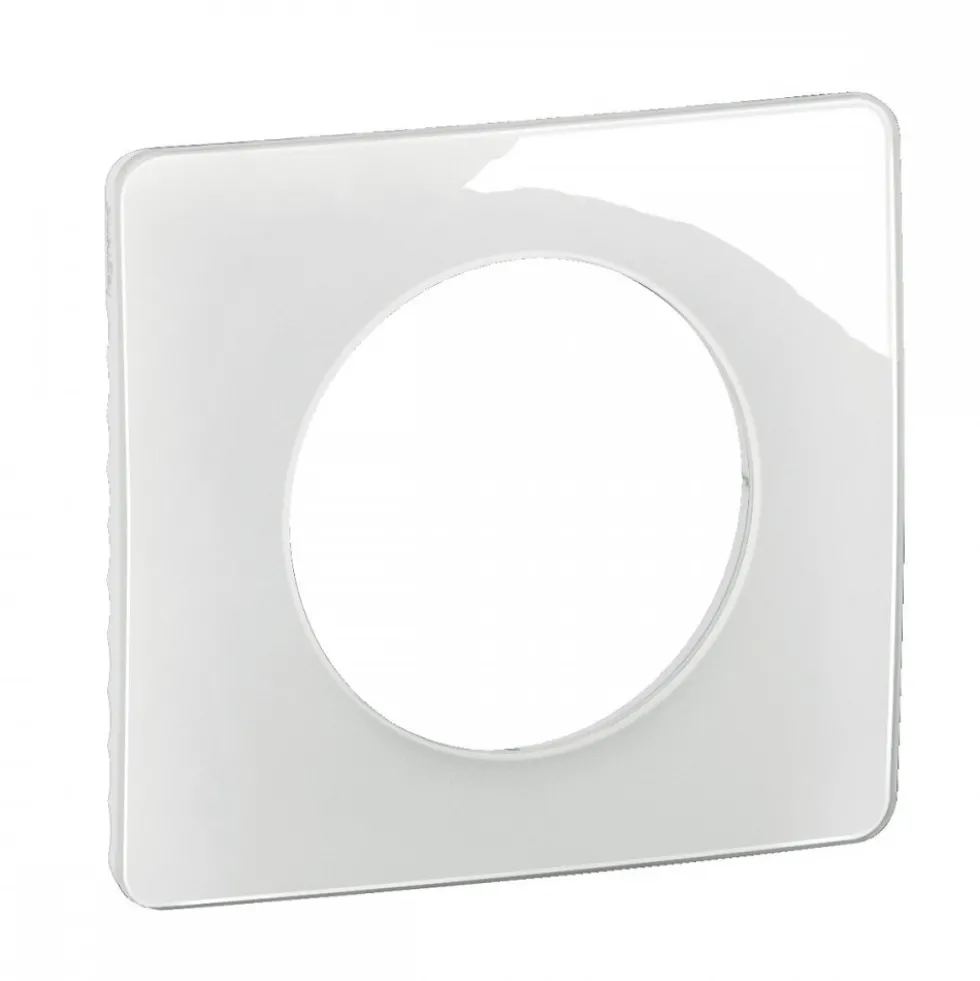 Plaque de finition laquée pour prise Céliane - Blanc émaillé LEGRAND
