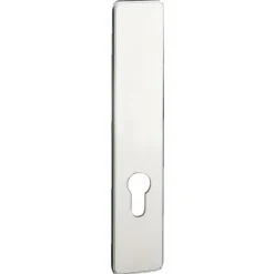 Plaque de poignée de porte en aluminium anodisé – Ton argent - Golf VACHETTE