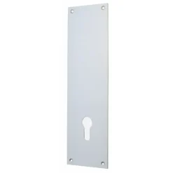 Plaque de propreté pour cylindre européen en aluminium anodisé DUVAL