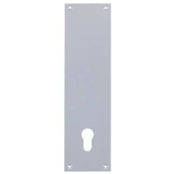 Plaque de propreté pour cylindre européen en aluminium anodisé DUVAL