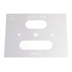 Plaque d'insertion pour gabarit de fraisage universel pour paumelles ARGENTA