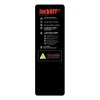 Plaque murale finition noir pour système anti-intrusion LockOff Blackeyes