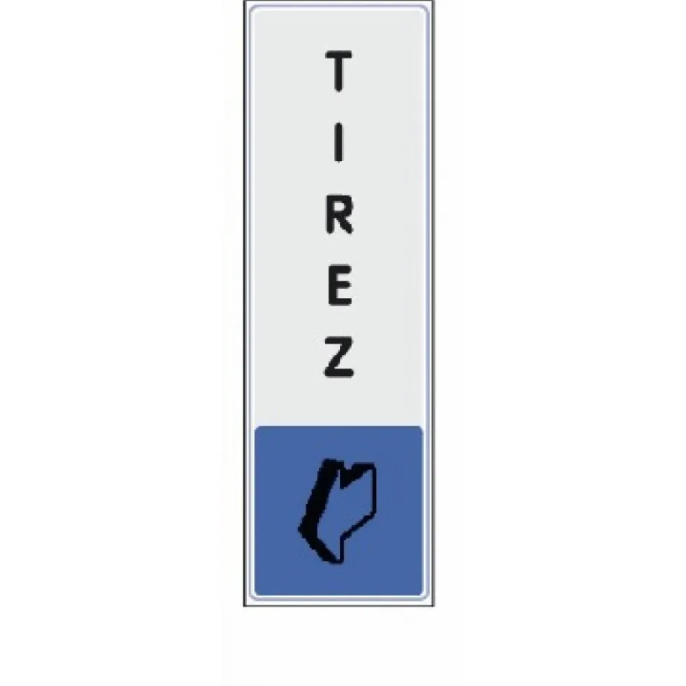Plaquette signalétique en plexiglass - 170 x 40 mm NOVAP
