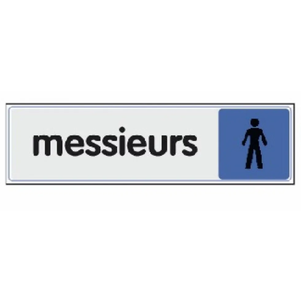Plaquette signalétique en plexiglass - 170 x 40 mm NOVAP