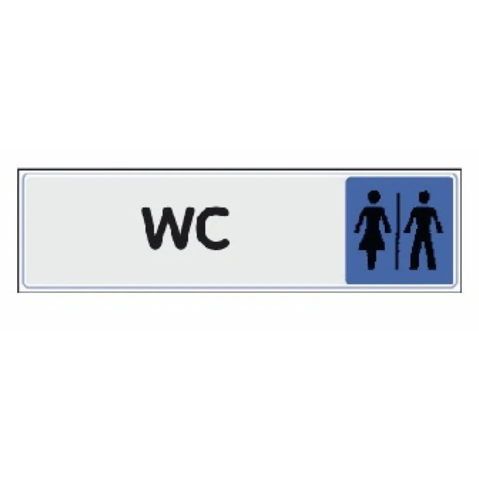 Plaquette signalétique en plexiglass - 170 x 40 mm NOVAP