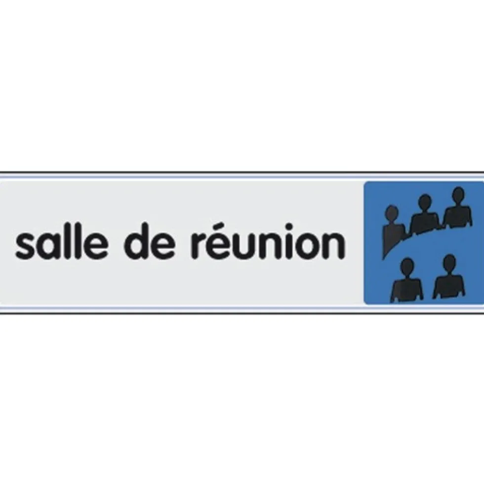 Plaquette signalétique en plexiglass - 170 x 40 mm NOVAP