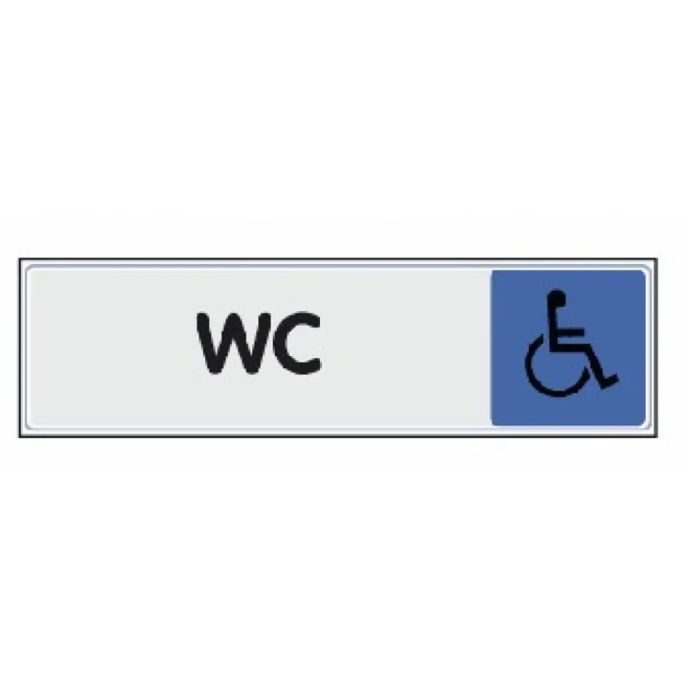 Plaquette signalétique en plexiglass - 170 x 40 mm NOVAP