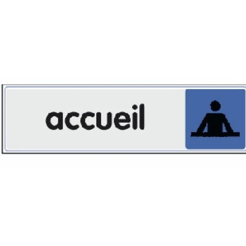 Plaquette signalétique en plexiglass - 170 x 40 mm NOVAP