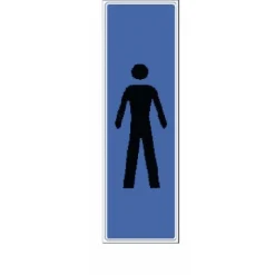 Plaquette signalétique en plexiglass - 170 x 40 mm NOVAP