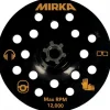 Plateau auto-agrippant Ø 125 mm - M14 - pour capot d'aspiration MIRKA