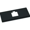 Platine de finition Clarence - pour fixation murale - finition noir BOHNACKER