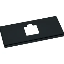 Platine de finition Clarence - pour fixation murale - finition noir BOHNACKER