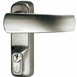 Poignée débrayable anti-vandalisme pour serrure antipanique Idea inox ISEO CITY