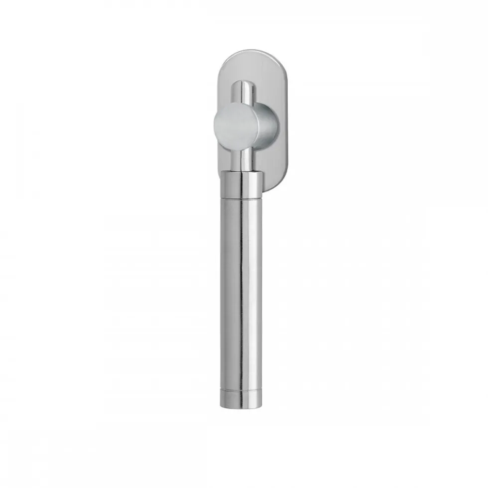 Poignée de fenêtre New York EF654 rosace ovale -oscillo-battant -satiné KARCHER DESIGN