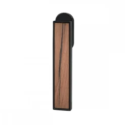 Poignée de fenêtre Torino F534Y rosace ovale -oscillo-battant -noir et bois KARCHER DESIGN
