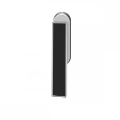 Poignée de fenêtre Torino F534Y -verrouillable avec clé -satiné et noir KARCHER DESIGN