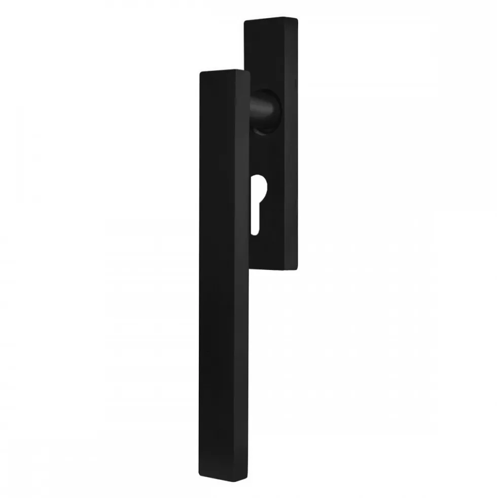 Poignée de manoeuvre simple porte coulissante Milano - noir KARCHER DESIGN