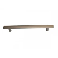 Poignée de meuble zamak Regola - entraxe 160 mm - finition nickelé satiné METAKOR