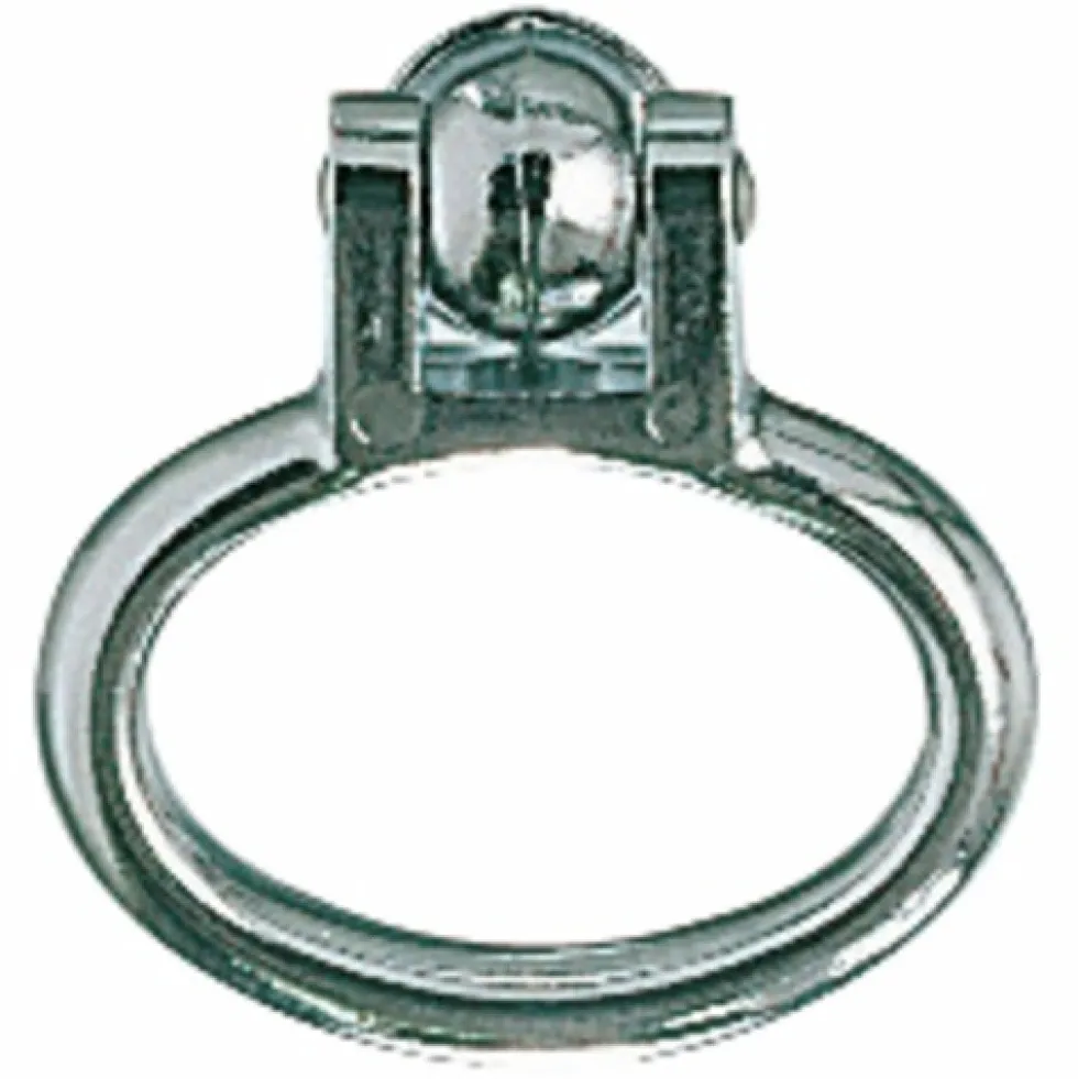 Poignée de porte - boucle double - zamak chromé VACHETTE