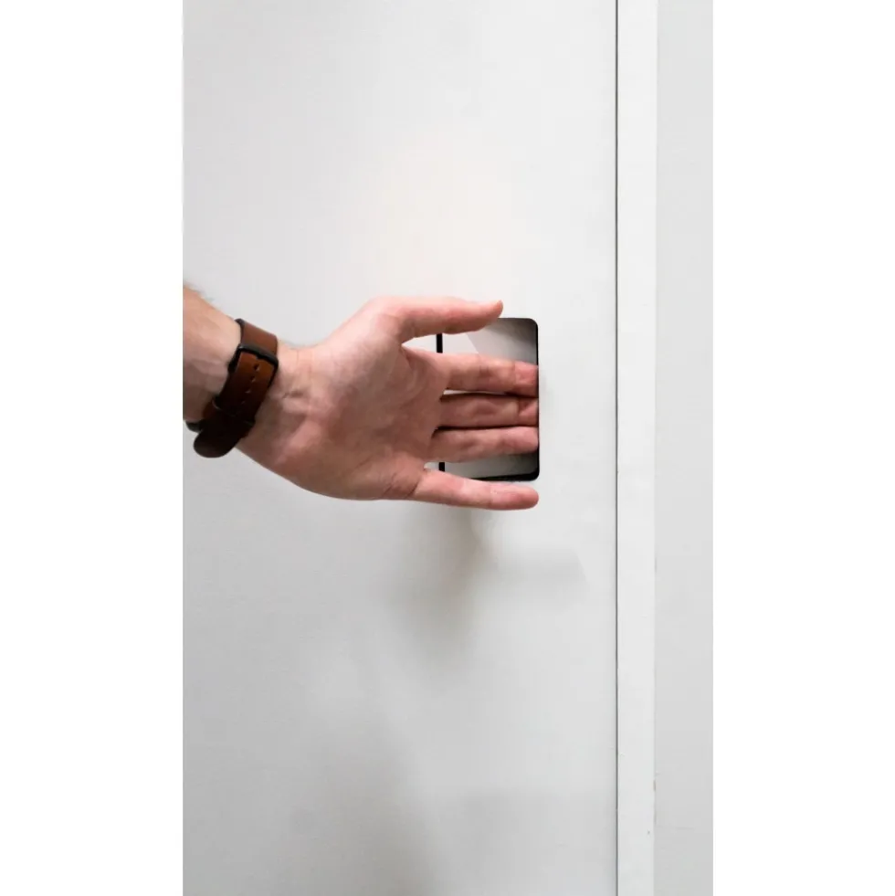 Poignée de porte intérieure invisible S-Handle - blanc - prêt à peindre ARGENTA