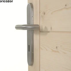 Poignées contrecoudées de porte sur plaques - Linox 492 VACHETTE